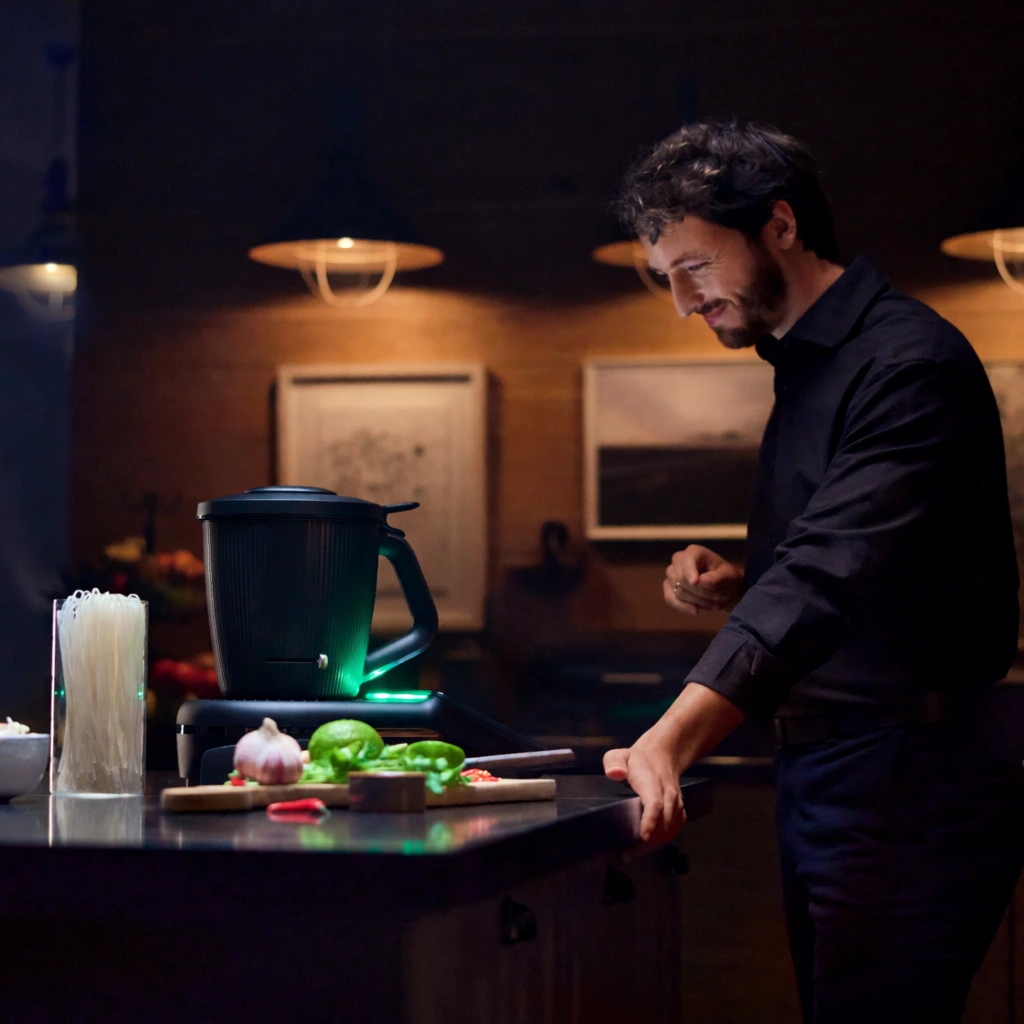 Thermomix 7 with fresh ingredients